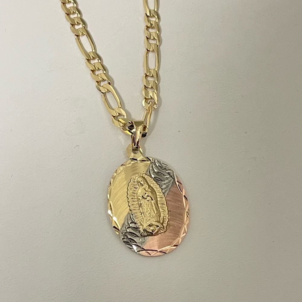 18k Gold Plated Men Necklace - Picture 2 of 3